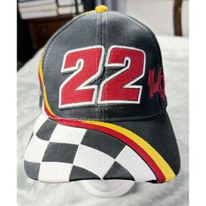 CAT Racing 22 Ward Burton Hat Cap Snap Back Mens One Size Black NASCAR